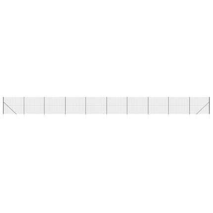 Recinzione Metallica con Picchetti Ancoraggio Antracite 2,2x25m