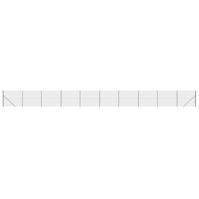 Recinzione Metallica con Picchetti Ancoraggio Antracite 2,2x25m