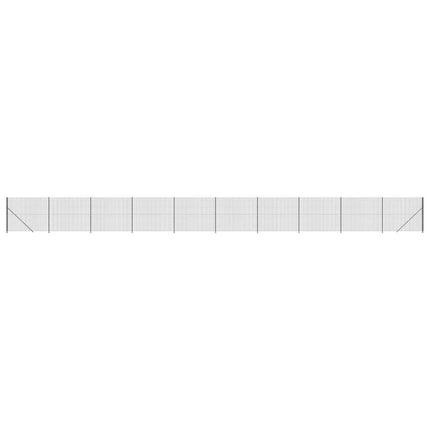 Recinzione Metallica con Flangia Antracite 2x25 m