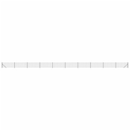 Recinzione Metallica con Flangia Antracite 1,1x25 m
