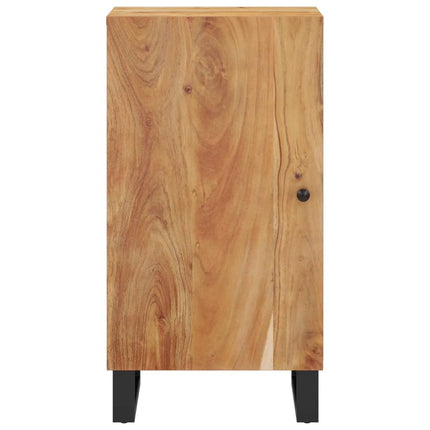 Credenza con Anta 40x31x75 cm in Legno Massello di Acacia