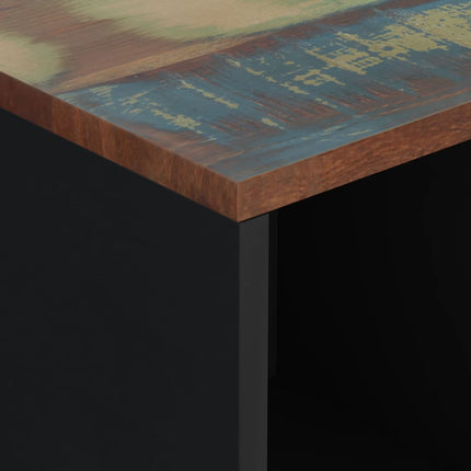 Credenza con 2 Ante 80x33x75 cm in Legno Massello di Recupero