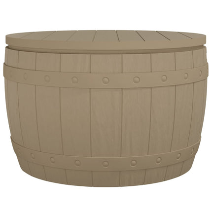 Contenitore da Giardino 3 in 1 Polipropilene Marrone Chiaro