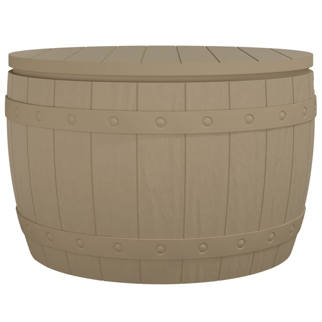 Contenitore da Giardino 3 in 1 Polipropilene Marrone Chiaro
