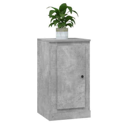 Credenza Grigio Cemento 37,5x35,5x67,5 cm in Legno Multistrato