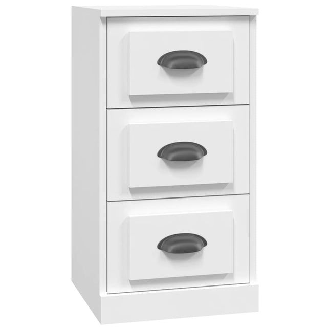 Credenza Bianca 36x35,5x67,5 cm in Legno Multistrato