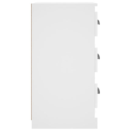 Credenza Bianca 36x35,5x67,5 cm in Legno Multistrato