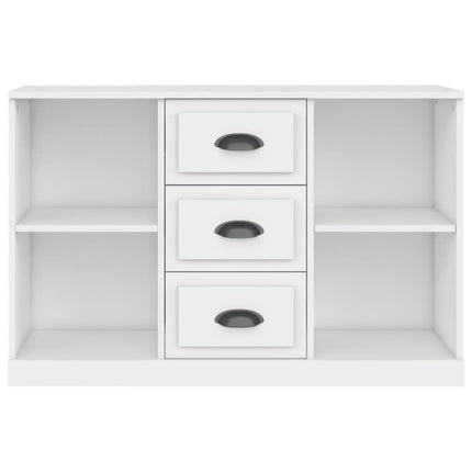 Credenza Bianca 104,5x35,5x67,5 cm in Legno Multistrato