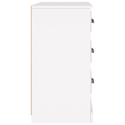 Credenza Bianca 104,5x35,5x67,5 cm in Legno Multistrato