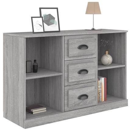 Credenza Grigio Sonoma 104,5x35,5x67,5 cm in Legno Multistrato