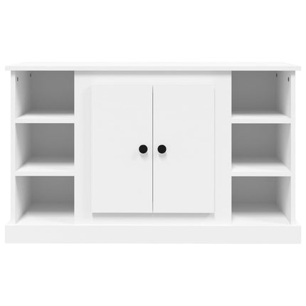 Credenza Bianca 100x35,5x60 cm in Legno Multistrato