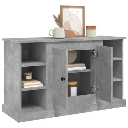 Credenza Grigio Cemento 100x35,5x60 cm in Legno Multistrato