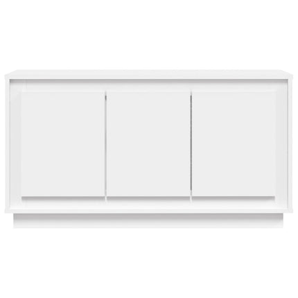 Credenza Bianca 102x35x55 cm in Legno Multistrato