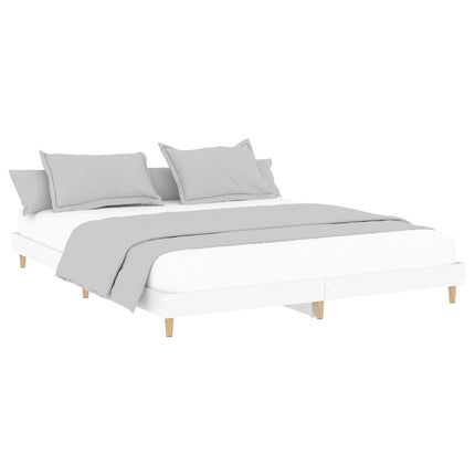 Giroletto senza Materasso Bianco 160x200cm in Legno Multistrato