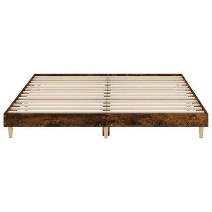 Giroletto senza Materasso Rovere Fumo 140x200 cm in Truciolato