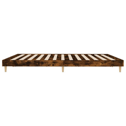 Giroletto senza Materasso Rovere Fumo 140x200 cm in Truciolato