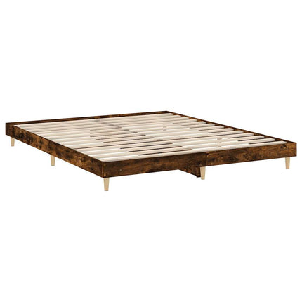 Giroletto senza Materasso Rovere Fumo 120x200 cm in Truciolato