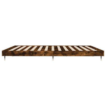 Giroletto senza Materasso Rovere Fumo 120x200 cm in Truciolato