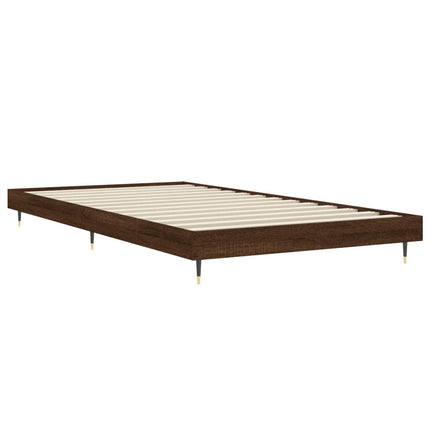 Giroletto senza Materasso Rovere Marrone 100x200 cm Truciolato