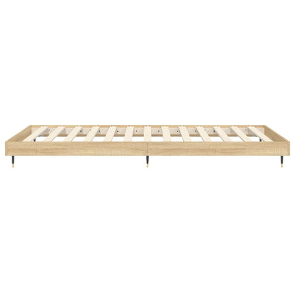 Giroletto senza Materasso Rovere Sonoma 90x190 cm in Truciolato