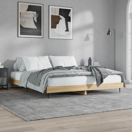 Giroletto senza Materasso Rovere Sonoma 120x200cm in Truciolato