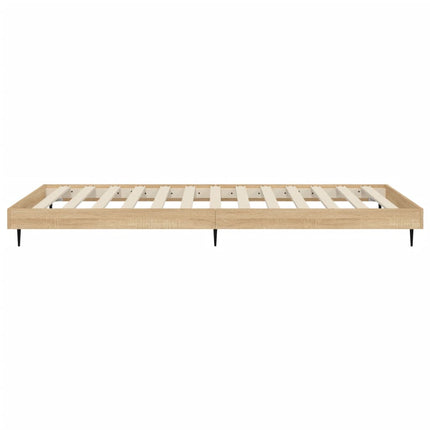 Giroletto senza Materasso Rovere Sonoma 90x200 cm in Truciolato