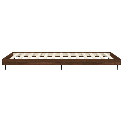 Giroletto senza Materasso Rovere Marrone 90x200cm in Truciolato