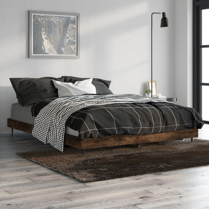 Giroletto senza Materasso Rovere Fumo 140x190 cm in Truciolato