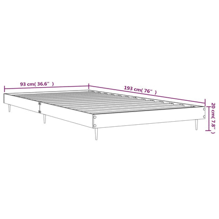 Giroletto Grigio Cemento 90x190 cm in Legno Multistrato
