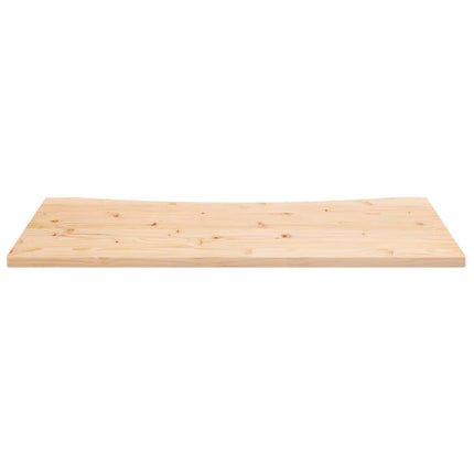Piano Scrivania 100x60x2,5 cm in Legno Massello di Pino