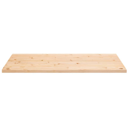 Piano Scrivania 110x55x2,5 cm in Legno Massello di Pino
