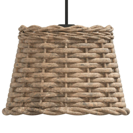 Paralume da Soffitto Marrone ÃƒÆ’Ã‹Å“20x15 cm in Vimini