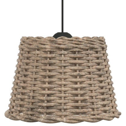 Paralume da Soffitto Marrone Ø30x20 cm in Vimini