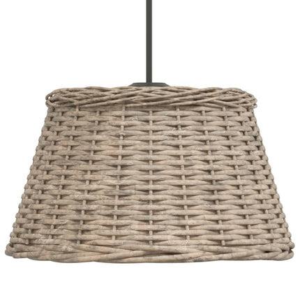 Paralume da Soffitto Marrone Ø50x30 cm in Vimini