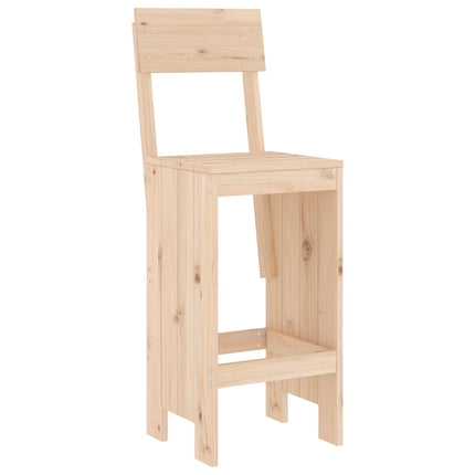 Set Bar da Giardino 9 pz in Legno Massello di Pino