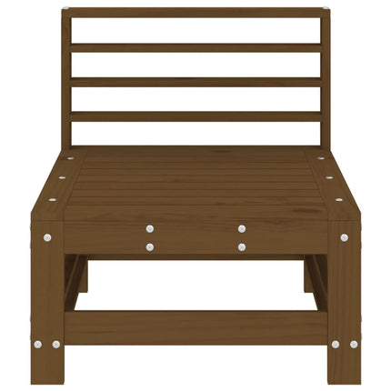 Divani Centrali da Giardino 2pz Ambra in Legno Massello di Pino