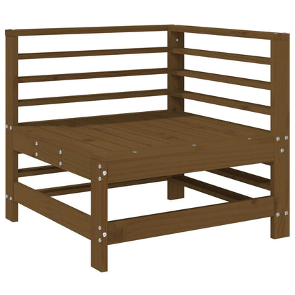 Set Salotto da Giardino 3 pz Ambra in Legno Massello di Pino
