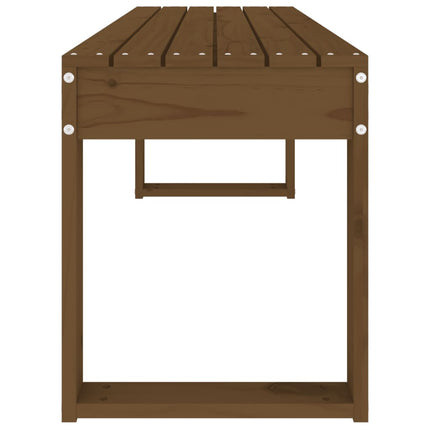Panca da Giardino Ambra 110x38x45 cm Legno Massello di Pino