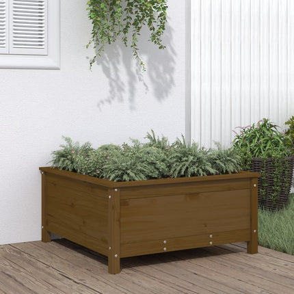 Fioriera da Giardino Ambra 82,5x82,5x39 cm Legno Massello Pino