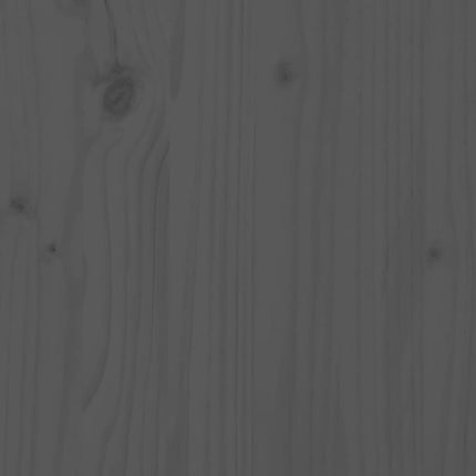 Copertura per Base Ombrellone Grigia in Legno Massello di Pino