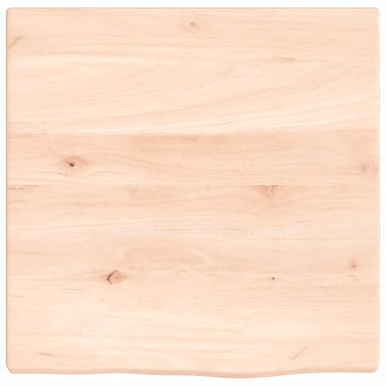 Ripiano a Parete 40x40x2 cm Legno Massello Rovere Non Trattato