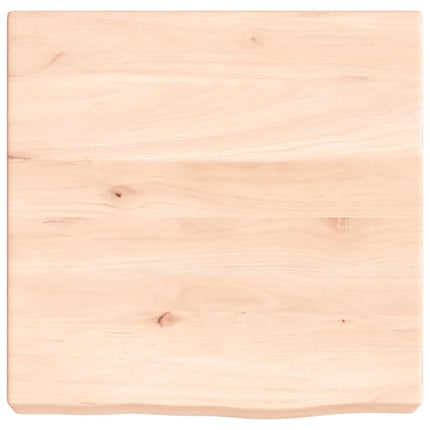 Ripiano a Parete 40x40x(2-6) cm Massello Rovere Non Trattato