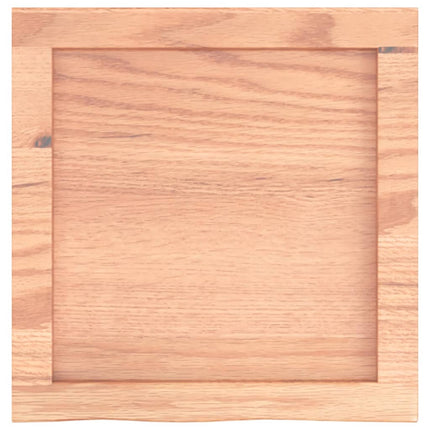 Piano Bagno Marrone 40x40x(2-4) cm Legno Massello Trattato