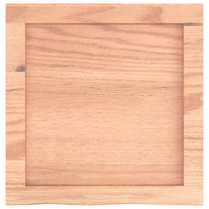Piano Bagno Marrone 40x40x(2-6) cm Legno Massello Trattato
