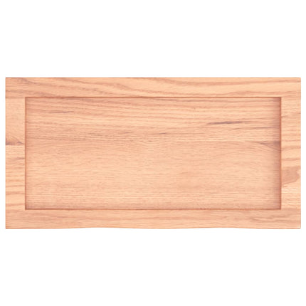 Piano Bagno Marrone 60x30x(2-4) cm Legno Massello Trattato