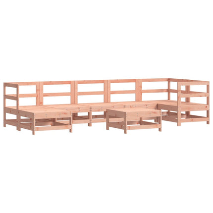 Set Divani Giardino 8 pz con Cuscini Legno Massello di Douglas
