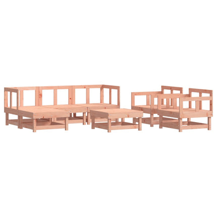 Set Salotto da Giardino 7 pz in Legno Massello di Douglas