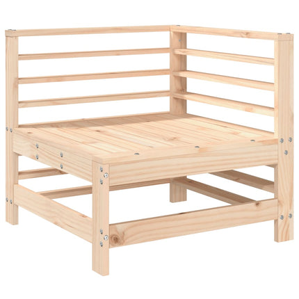 Set Salotto da Giardino 9 pz in Legno Massello di Pino