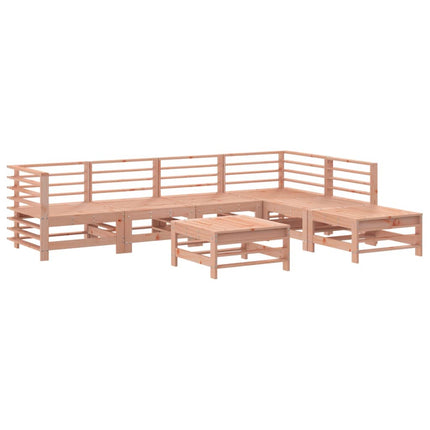 Set Salotto da Giardino 7 pz in Legno Massello di Douglas