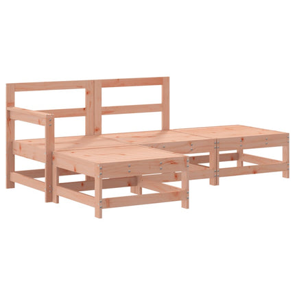 Set Salotto da Giardino 4 pz in Legno Massello di Douglas